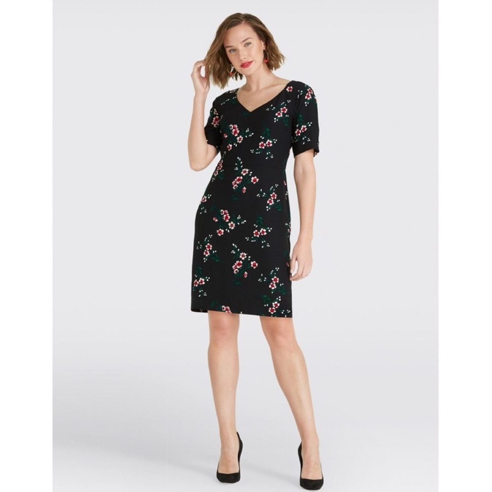 NWT Draper James Floral V-Neck Dress